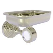  Pacific Grove Collection Wall Mounted Soap Dish Holder with Smooth Accent in Polished Nickel, 4-3/8'' W x 3-5/16'' D x 5'' H