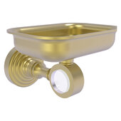  Pacific Grove Collection Wall Mounted Soap Dish Holder with Smooth Accent in Satin Brass, 4-3/8'' W x 3-5/16'' D x 5'' H