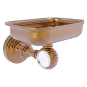  Pacific Grove Collection Wall Mounted Soap Dish Holder with Twisted Accents in Brushed Bronze, 4-3/8'' W x 3-5/16'' D x 5'' H