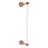  Pacific Grove Collection 18'' Single Side Shower Door Pull with Smooth Accent in Brushed Bronze, 5-3/16'' W x 2-3/16'' D x 19'' H