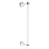  Pacific Grove Collection 18'' Single Side Shower Door Pull with Smooth Accent in Polished Chrome, 5-3/16'' W x 2-3/16'' D x 19'' H