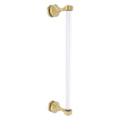  Pacific Grove Collection 18'' Single Side Shower Door Pull with Smooth Accent in Satin Brass, 5-3/16'' W x 2-3/16'' D x 19'' H