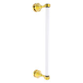  Pacific Grove Collection 18'' Single Side Shower Door Pull with Dotted Accents in Polished Brass, 5-3/16'' W x 2-3/16'' D x 19'' H