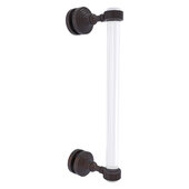 Pacific Grove Collection 12'' Single Side Shower Door Pull with Grooved Accents in Venetian Bronze, 5-3/16'' W x 2-3/16'' D x 13'' H