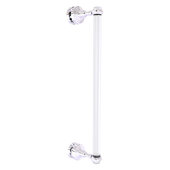  Pacific Grove Collection 18'' Single Side Shower Door Pull with Twisted Accents in Polished Chrome, 5-3/16'' W x 2-3/16'' D x 19'' H