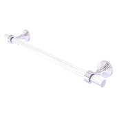  Pacific Grove Collection 18'' Towel Bar with Dotted Accents in Polished Chrome, 22'' W x 2-3/16'' D x 4'' H