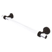  Pacific Grove Collection 24'' Towel Bar with Dotted Accents in Oil Rubbed Bronze, 28'' W x 2-3/16'' D x 4'' H