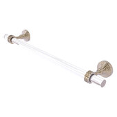  Pacific Grove Collection 24'' Towel Bar with Dotted Accents in Antique Pewter, 28'' W x 2-3/16'' D x 4'' H
