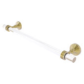  Pacific Grove Collection 36'' Towel Bar with Dotted Accents in Unlacquered Brass, 40'' W x 2-3/16'' D x 4'' H