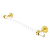  Pacific Grove Collection 18'' Towel Bar with Grooved Accents in Polished Brass, 22'' W x 2-3/16'' D x 4'' H