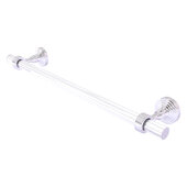  Pacific Grove Collection 18'' Towel Bar with Grooved Accents in Polished Chrome, 22'' W x 2-3/16'' D x 4'' H