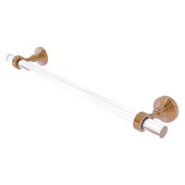  Pacific Grove Collection 24'' Towel Bar with Grooved Accents in Brushed Bronze, 28'' W x 2-3/16'' D x 4'' H