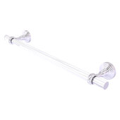  Pacific Grove Collection 18'' Towel Bar with Twisted Accents in Satin Chrome, 22'' W x 2-3/16'' D x 4'' H