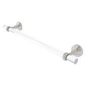  Pacific Grove Collection 18'' Towel Bar with Twisted Accents in Satin Nickel, 22'' W x 2-3/16'' D x 4'' H