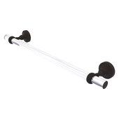  Pacific Grove Collection 30'' Towel Bar with Twisted Accents in Oil Rubbed Bronze, 34'' W x 2-3/16'' D x 4'' H