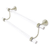  Pacific Grove Collection 30'' Double Towel Bar with Dotted Accents in Polished Nickel, 34'' W x 5-5/16'' D x 7-13/16'' H