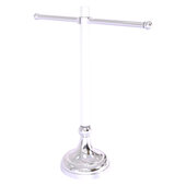  Pacific Grove Collection Free Standing Guest Towel Stand with Smooth Accent in Polished Chrome, 15'' W x 5-1/2'' D x 17-1/2'' H