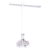  Pacific Grove Collection Free Standing Guest Towel Stand with Dotted Accents in Polished Chrome, 15'' W x 5-1/2'' D x 17-1/2'' H