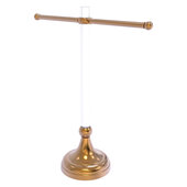  Pacific Grove Collection Free Standing Guest Towel Stand with Twisted Accents in Brushed Bronze, 15'' W x 5-1/2'' D x 17-1/2'' H
