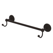  Prestige Monte Carlo Collection 18'' Towel Bar with Integrated Hooks in Oil Rubbed Bronze, 20'' W x 6'' D x 4-1/2'' H
