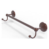  Prestige Monte Carlo Collection 30'' Towel Bar with Integrated Hooks in Antique Copper, 32-1/4'' W x 6'' D x 4-1/2'' H
