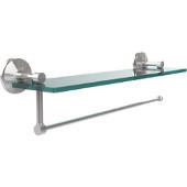  Prestige Monte Carlo Collection Paper Towel Holder with 16 Inch Glass Shelf, Polished Chrome