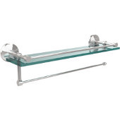 Prestige Monte Carlo Collection Paper Towel Holder with 16 Inch Gallery Glass Shelf, Polished Chrome