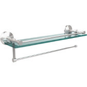  Prestige Monte Carlo Collection Paper Towel Holder with 22 Inch Gallery Glass Shelf, Satin Chrome