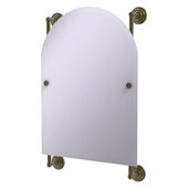  Prestige Que New Collection Arched Top Frameless Rail Mounted Mirror in Antique Brass, 21'' W x 3-13/16'' D x 32'' H