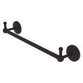  Prestige Que New Collection 18'' Towel Bar with Integrated Peg Hooks in Oil Rubbed Bronze, 20-1/4'' W x 3-13/16'' D x 3-5/16'' H