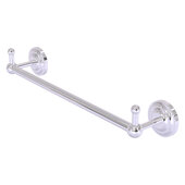  Prestige Que New Collection 18'' Towel Bar with Integrated Peg Hooks in Polished Chrome, 20-1/4'' W x 3-13/16'' D x 3-5/16'' H