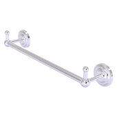  Prestige Que New Collection 18'' Towel Bar with Integrated Peg Hooks in Satin Chrome, 20-1/4'' W x 3-13/16'' D x 3-5/16'' H