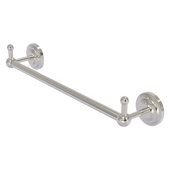  Prestige Que New Collection 18'' Towel Bar with Integrated Peg Hooks in Satin Nickel, 20-1/4'' W x 3-13/16'' D x 3-5/16'' H