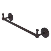  Prestige Que New Collection 24'' Towel Bar with Integrated Peg Hooks in Venetian Bronze, 26-1/4'' W x 3-13/16'' D x 3-5/16'' H