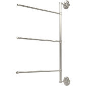  Prestige Que New Collection 3 Swing Arm Vertical 28 Inch Towel Bar, Polished Nickel