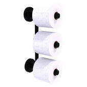  Prestige Regal Collection 3-Roll Reserve Roll Toilet Paper Holder in Matte Black, 3'' W x 7-5/8'' D x 14-3/8'' H