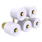  Prestige Regal Collection 5-Roll Reserve Roll Toilet Paper Holder in Satin Brass, 15-5/16'' W x 7-1/2'' D x 7-11/16'' H