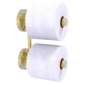  Prestige Regal Collection 2-Roll Reserve Roll Toilet Paper Holder in Satin Brass, 6-3/8'' W x 3'' D x 8-1/2'' H
