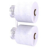  Prestige Regal Collection 2-Roll Reserve Roll Toilet Paper Holder in Satin Chrome, 6-3/8'' W x 3'' D x 8-1/2'' H