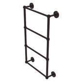  Prestige Regal Collection 4-Tier 24'' Ladder Towel Bar with Smooth Accent in Antique Bronze, 24'' W x 5-3/8'' D x 34-7/8'' H