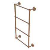  Prestige Regal Collection 4-Tier 24'' Ladder Towel Bar with Smooth Accent in Brushed Bronze, 24'' W x 5-3/8'' D x 34-7/8'' H