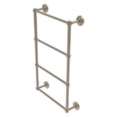  Prestige Regal Collection 4-Tier 24'' Ladder Towel Bar with Smooth Accent in Antique Pewter, 24'' W x 5-3/8'' D x 34-7/8'' H