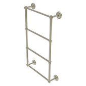  Prestige Regal Collection 4-Tier 24'' Ladder Towel Bar with Smooth Accent in Polished Nickel, 24'' W x 5-3/8'' D x 34-7/8'' H