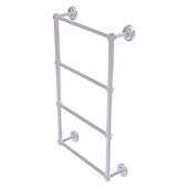  Prestige Regal Collection 4-Tier 24'' Ladder Towel Bar with Smooth Accent in Satin Chrome, 24'' W x 5-3/8'' D x 34-7/8'' H