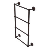  Prestige Regal Collection 4-Tier 24'' Ladder Towel Bar with Smooth Accent in Venetian Bronze, 24'' W x 5-3/8'' D x 34-7/8'' H