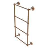  Prestige Regal Collection 4-Tier 24'' Ladder Towel Bar with Dotted Detail in Brushed Bronze, 24'' W x 5-3/8'' D x 34-7/8'' H