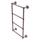  Prestige Regal Collection 4-Tier 24'' Ladder Towel Bar with Dotted Detail in Antique Copper, 24'' W x 5-3/8'' D x 34-7/8'' H