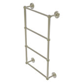  Prestige Regal Collection 4-Tier 24'' Ladder Towel Bar with Dotted Detail in Polished Nickel, 24'' W x 5-3/8'' D x 34-7/8'' H