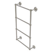  Prestige Regal Collection 4-Tier 24'' Ladder Towel Bar with Dotted Detail in Satin Nickel, 24'' W x 5-3/8'' D x 34-7/8'' H