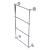  Prestige Regal Collection 4-Tier 24'' Ladder Towel Bar with Grooved Detail in Polished Chrome, 24'' W x 5-3/8'' D x 34-7/8'' H